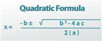 Quadratic Formula