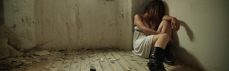 Depressed Girl In Isolation