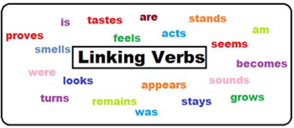 Linking Verbs Chart