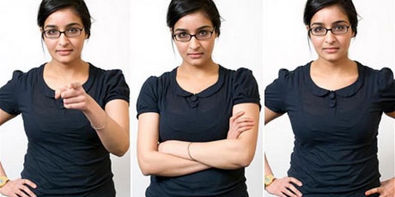 Interview - Wrong Body Language while answering the questions